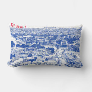 Almofada Lombar Arquitetura de rua Tbilisi Georgia Cityscape