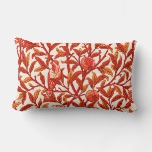 Almofada Lombar Art Nouveau Bird & Pomegranate, Mandarin Orange