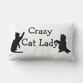 Almofada Lombar Arte Animal Louca De Gato