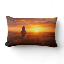 Arte de Fazenda com Pôr do Sol Cowboy da Golden Pr