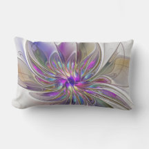 Arte de fractal abstrato colorido e energético Flo
