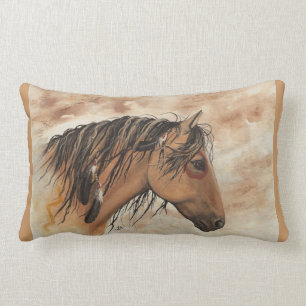 Almofada Lombar Arte majestosa do cavalo da série do mustang do