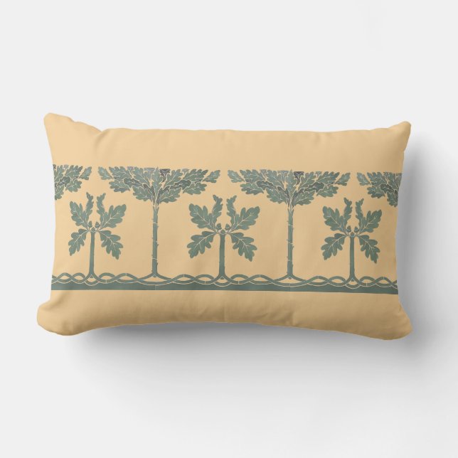 Almofada Lombar Artes e Artesanatos, artesão, Estilo de Missão Oak (Frente)