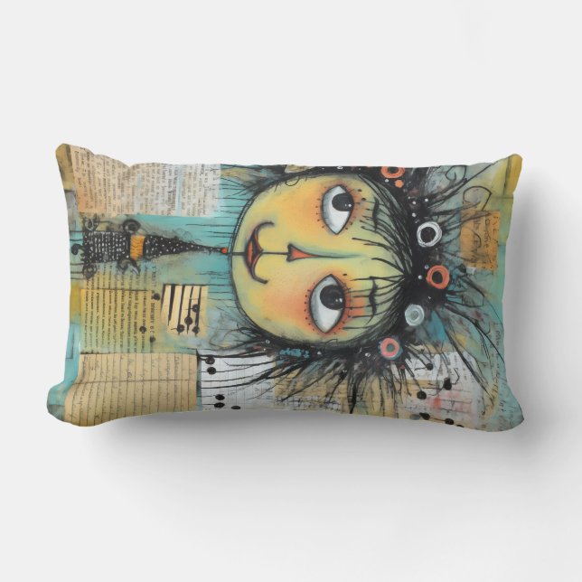 Almofada Lombar ArtLady 1 encantadora e angustiada (Frente)