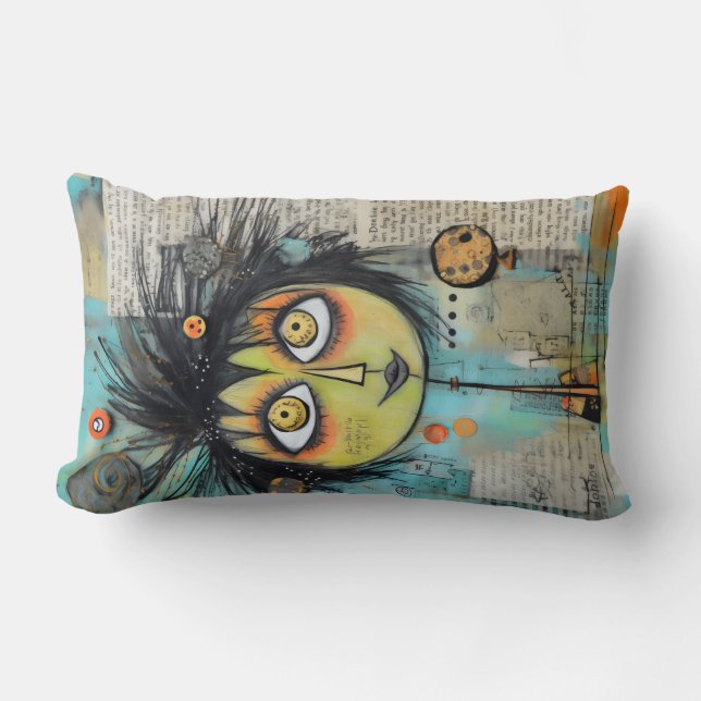 Almofada Lombar ArtLady 3 encantadora e angustiada (Frente)