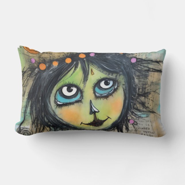Almofada Lombar ArtLady 5 encantadora e angustiada (Frente)