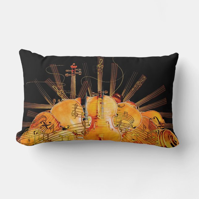 ALMOFADA LOMBAR AS CORDAS DE SOL (Frente)