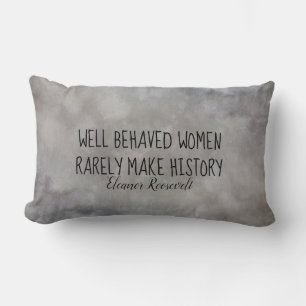 Almofada Lombar As mulheres Eleanor Roosevelt citam a decoração