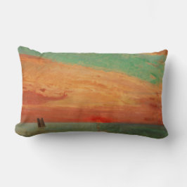 Almofada Lombar Assalto do Sol sobre o Mar Oriental (Arte Asiática