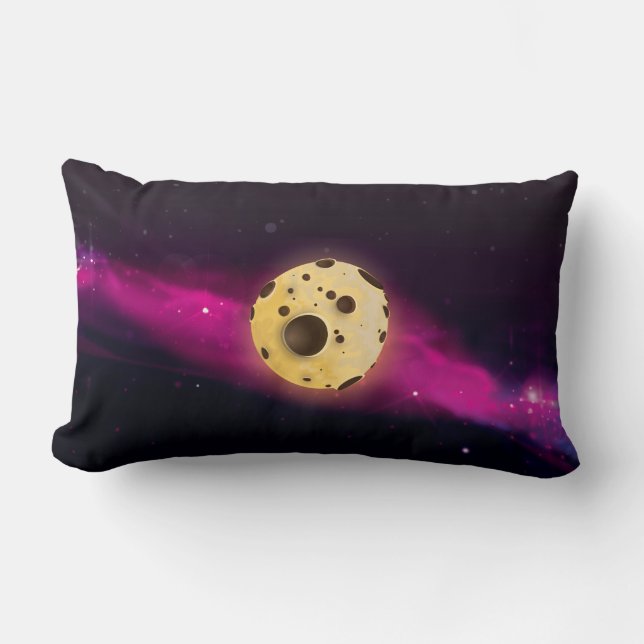 Almofada Lombar Asteróide de Massa de Biscoito (Frente)