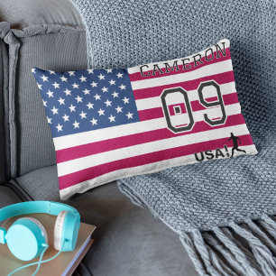 Almofada Lombar Atleta de Futebol Americano Personalizado Patrióti
