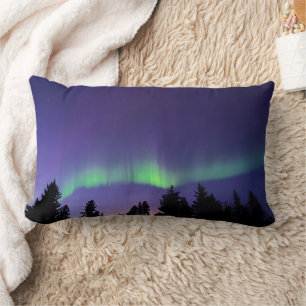 Almofada Lombar Aurora Boreal & Árvores Manitoba, Canadá