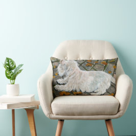 Almofada Lombar Autumn Leaves Westie no Pacio