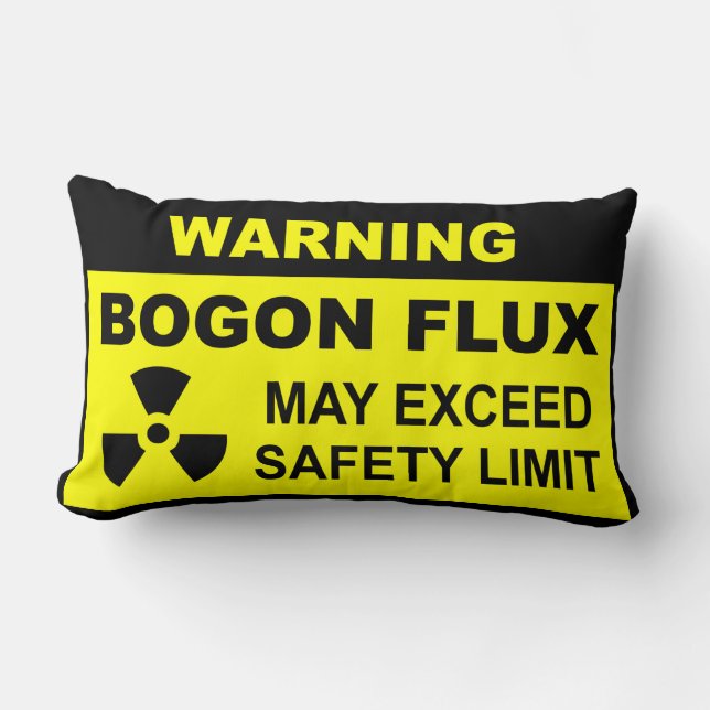 Almofada Lombar Aviso: Bogon Flux (Frente)