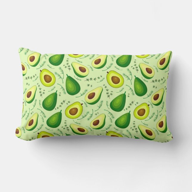 Almofada Lombar Avocado Pattern (Frente)
