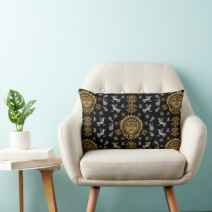 Almofada Lombar Aztec Art Home Decor Mexicano