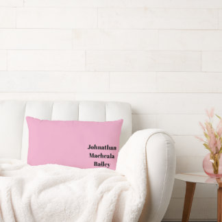 Almofada Lombar Baby Pink Throw Pillow