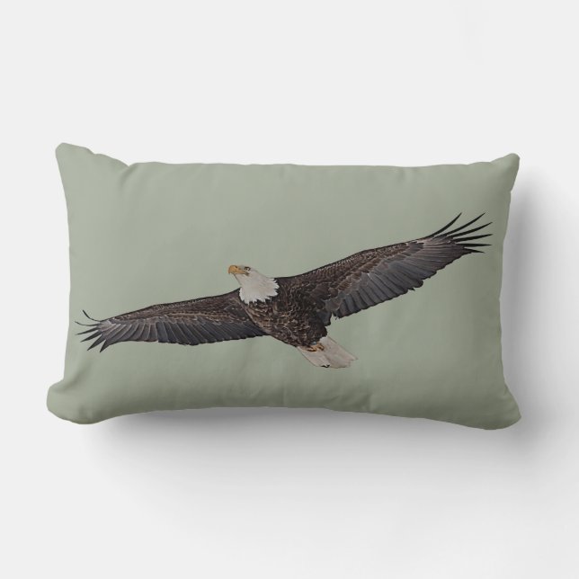Almofada Lombar Bald Eagle Soaring (Frente)
