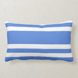 Almofada Lombar Bandas brancas e azuis francesas