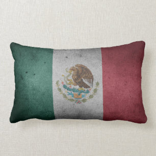 Almofada Lombar Bandeira afligida vintage de México