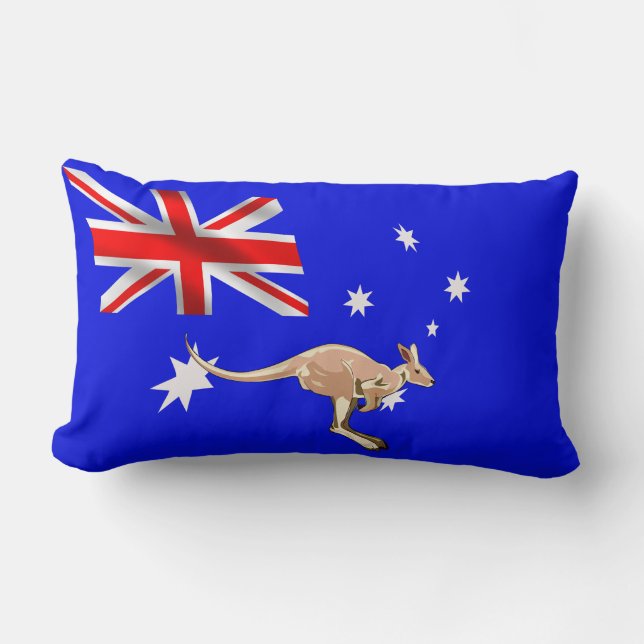 Almofada Lombar Bandeira australiana (Frente)