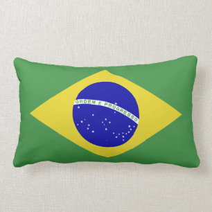 Almofada Lombar Bandeira brasileira clássica