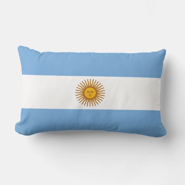 Almofada Lombar Bandeira da Argentina (Frente)