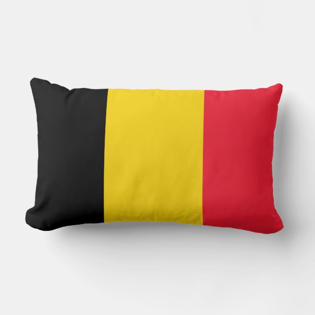 Almofada Lombar Bandeira da Bélgica (Frente)