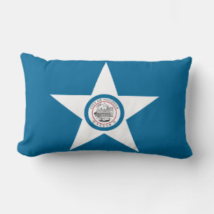 Almofada Lombar Bandeira da cidade de Houston, Travesseiro do Texa