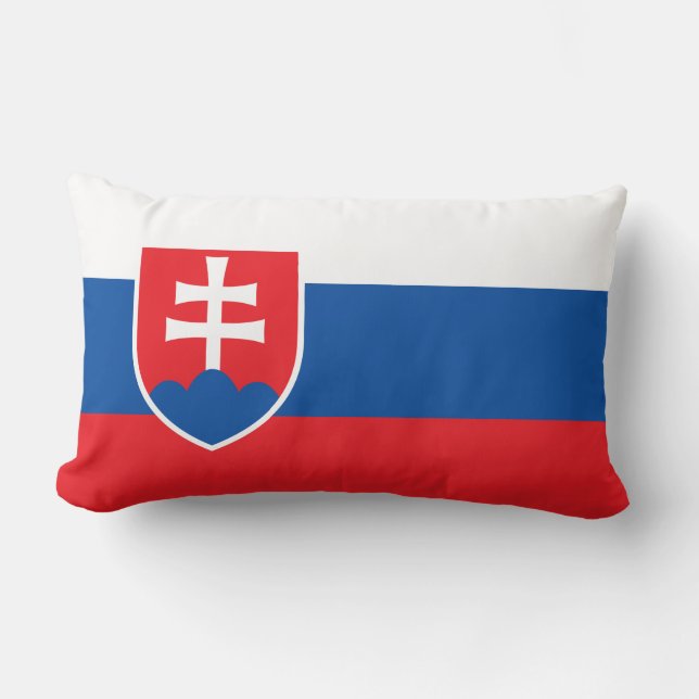 Almofada Lombar Bandeira da Eslováquia (Frente)