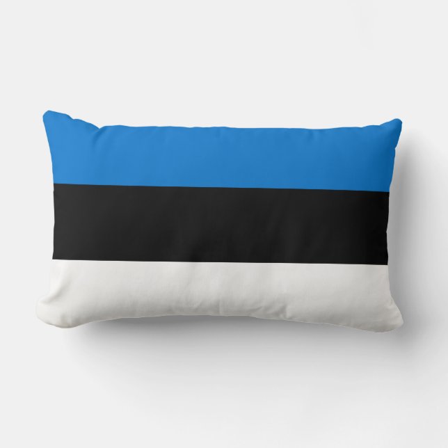 Almofada Lombar Bandeira da Estônia (Frente)