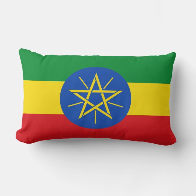 Almofada Lombar Bandeira da Etiópia (Frente)