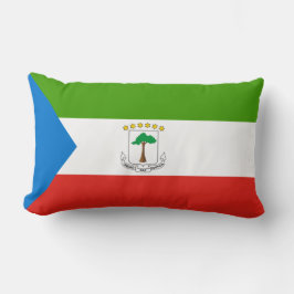 Almofada Lombar Bandeira da Guiné Equatorial (África)