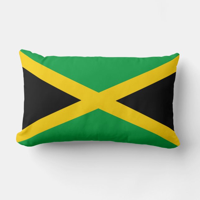 Almofada Lombar bandeira da Jamaica (Frente)