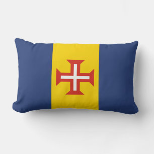 Almofada Lombar Bandeira da Madeira, Travesseiro de Destaque de Po