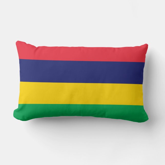 Almofada Lombar Bandeira da Maurícia (Frente)