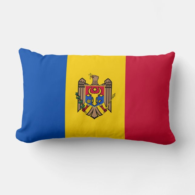 Almofada Lombar Bandeira da Moldávia (Frente)