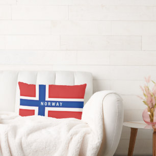 Almofada Lombar Bandeira da Noruega