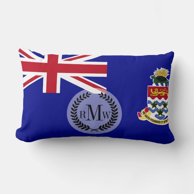 Almofada Lombar Bandeira das Ilhas Cayman (Frente)