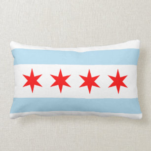 Almofada Lombar Bandeira de Chicago