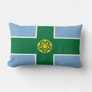 Almofada Lombar Bandeira de Derbyshire (Condado de England, Reino