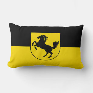 Almofada Lombar bandeira de Estugarda cidade da Alemanha símbolo e
