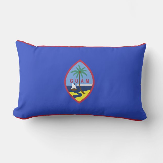 Almofada Lombar Bandeira de Guam (Frente)