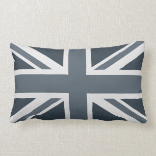 Almofada Lombar Bandeira de Inglaterra do Grayscale