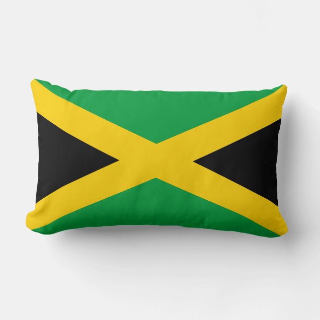 Almofada Lombar Bandeira de Jamaica (Frente)