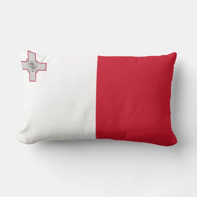 Almofada Lombar Bandeira de Malta (Frente)