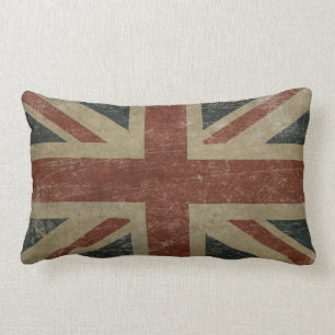Almofada Lombar Bandeira de Reino Unido do vintage