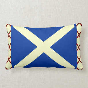 Almofada Lombar Bandeira de Saltire do Scottish do Tartan de