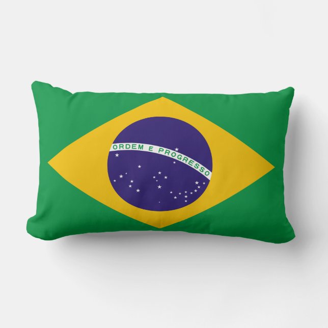 Almofada Lombar Bandeira do Brasil (Frente)