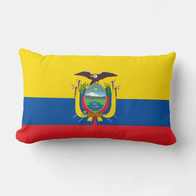 Almofada Lombar Bandeira do Equador (Frente)
